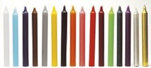 BOUGIES DE COULEURS