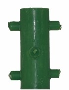 BOUGIE 7 MECHES - VERT