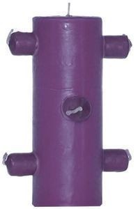 BOUGIE 7 MÈCHES VIOLETTE